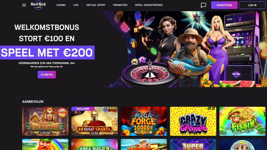 homepage van hardrock casino nederland